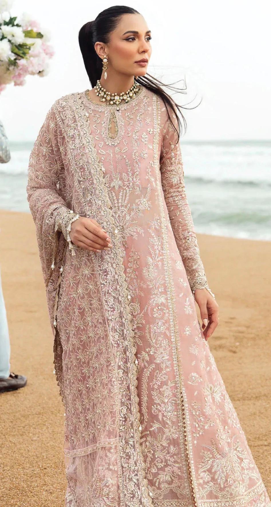 Pink Embroidered Outfit