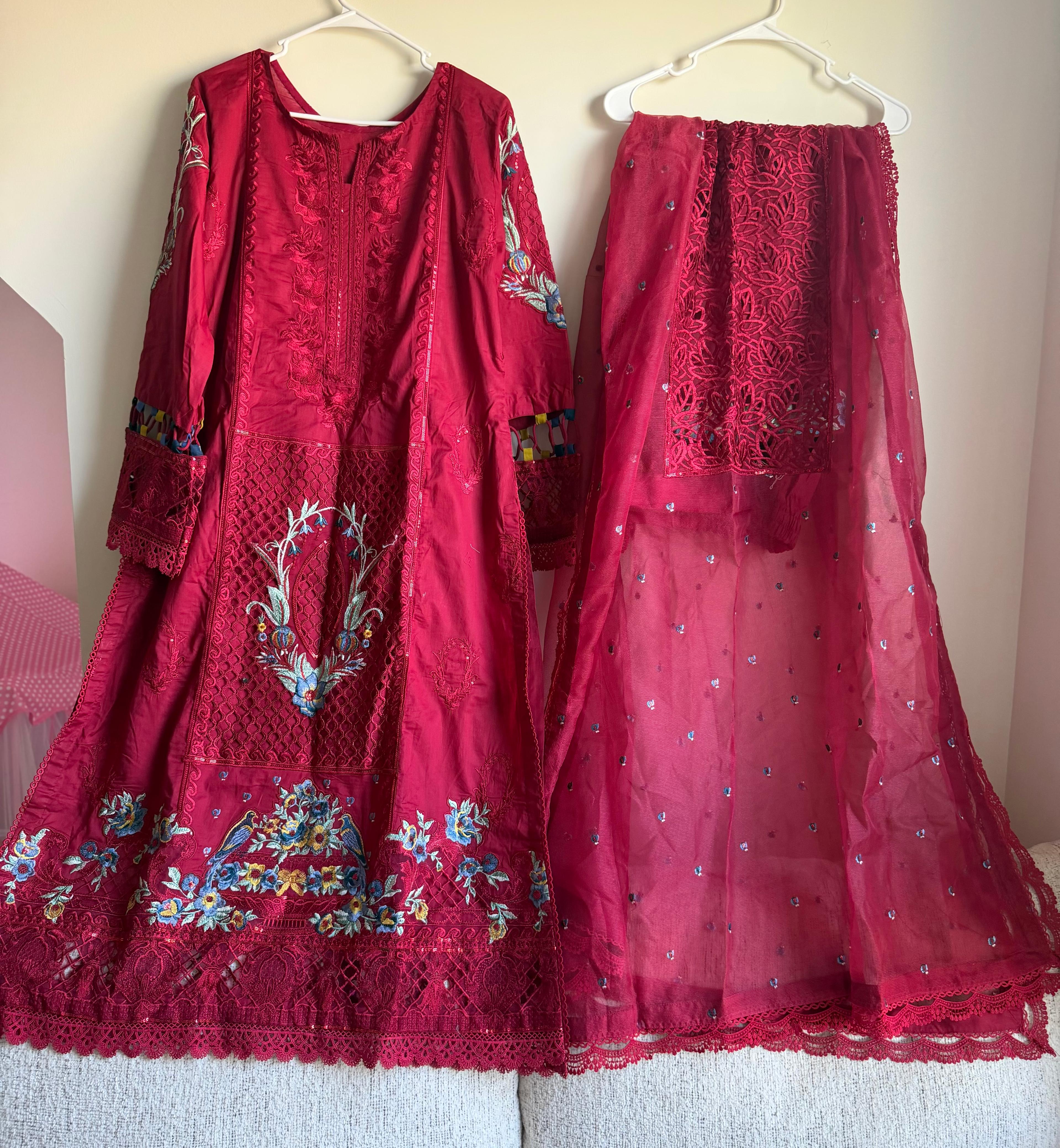 Embroidered outfit